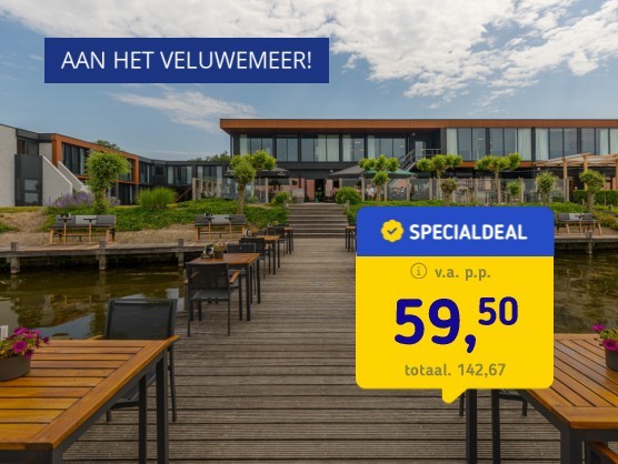 4*-hotel aan het Veluwemeer + ontbijt