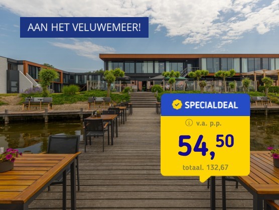 4*-hotel aan het Veluwemeer + ontbijt