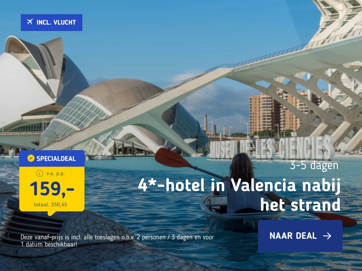 4*-hotel in Valencia nabij het strand