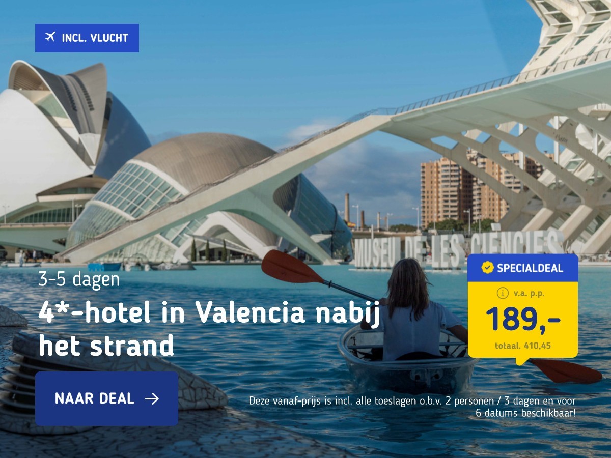 4*-hotel in Valencia nabij het strand