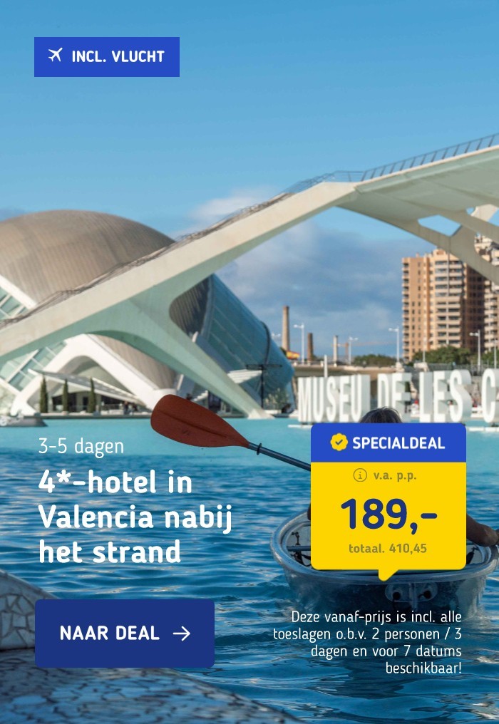 4*-hotel in Valencia nabij het strand