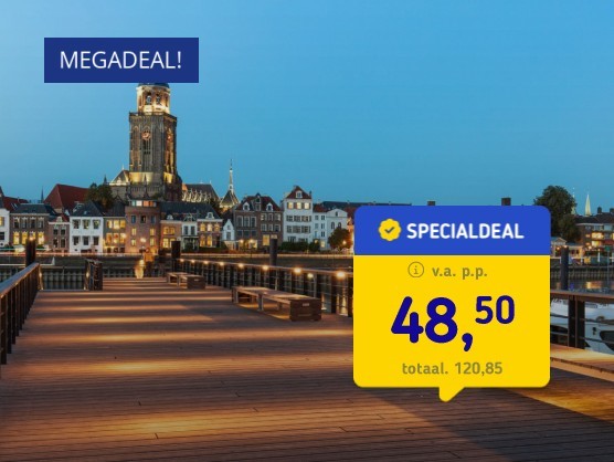 4*-hotel in Deventer + ontbijt