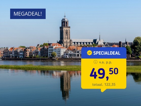 4*-hotel in Deventer + ontbijt