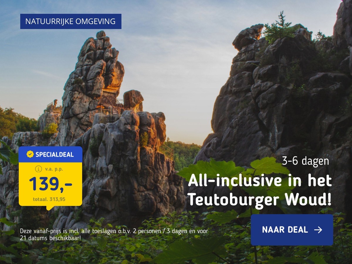 All-inclusive in het Teutoburger Woud!