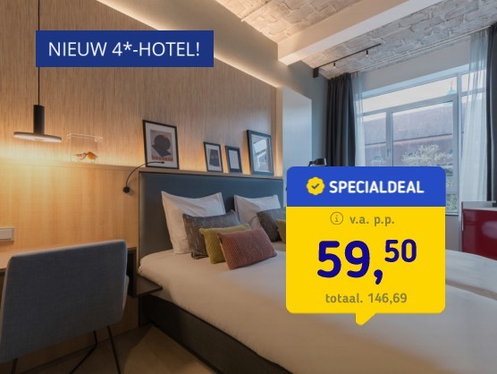 Gloednieuw 4*-hotel in hartje Rotterdam!