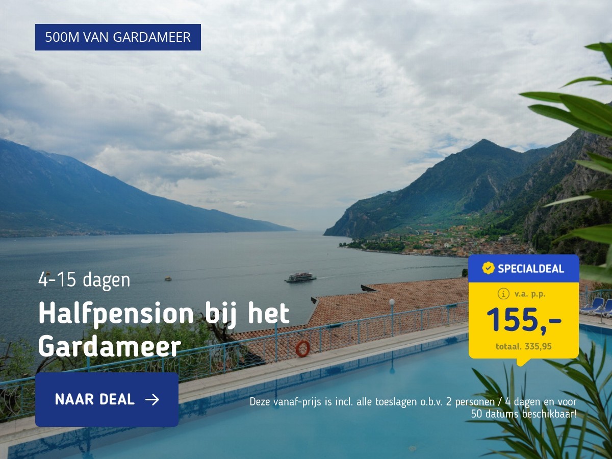 Halfpension bij het Gardameer