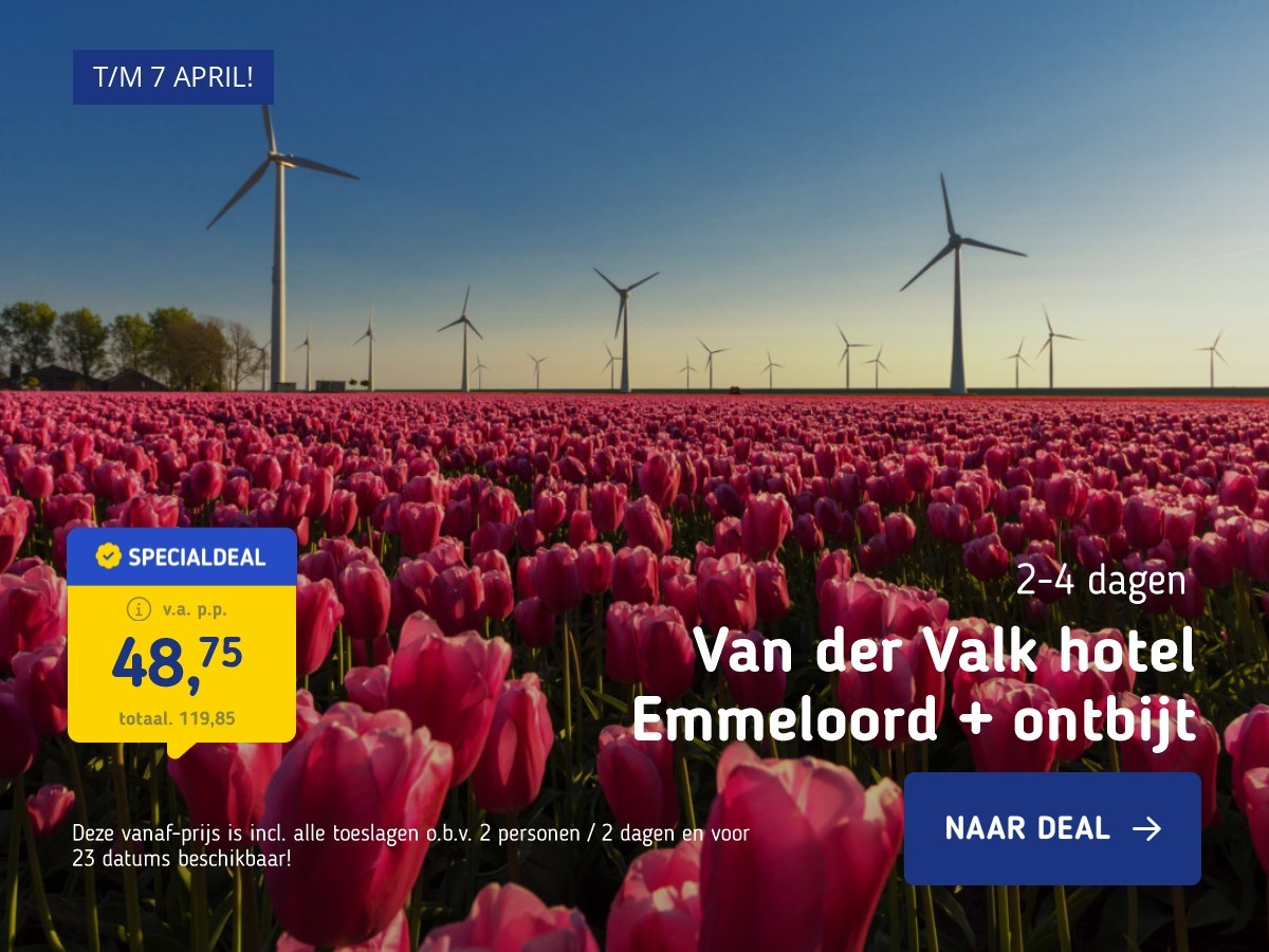 Van der Valk hotel Emmeloord + ontbijt