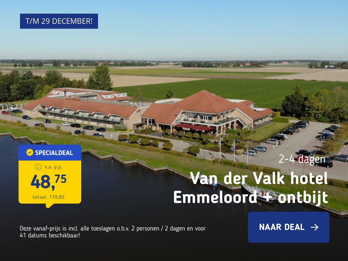 Van der Valk hotel Emmeloord + ontbijt