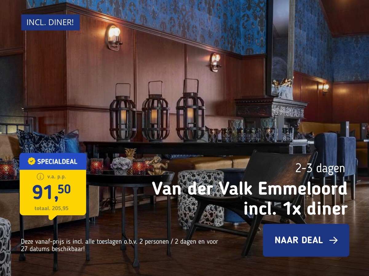 Van der Valk Emmeloord incl. 1x diner