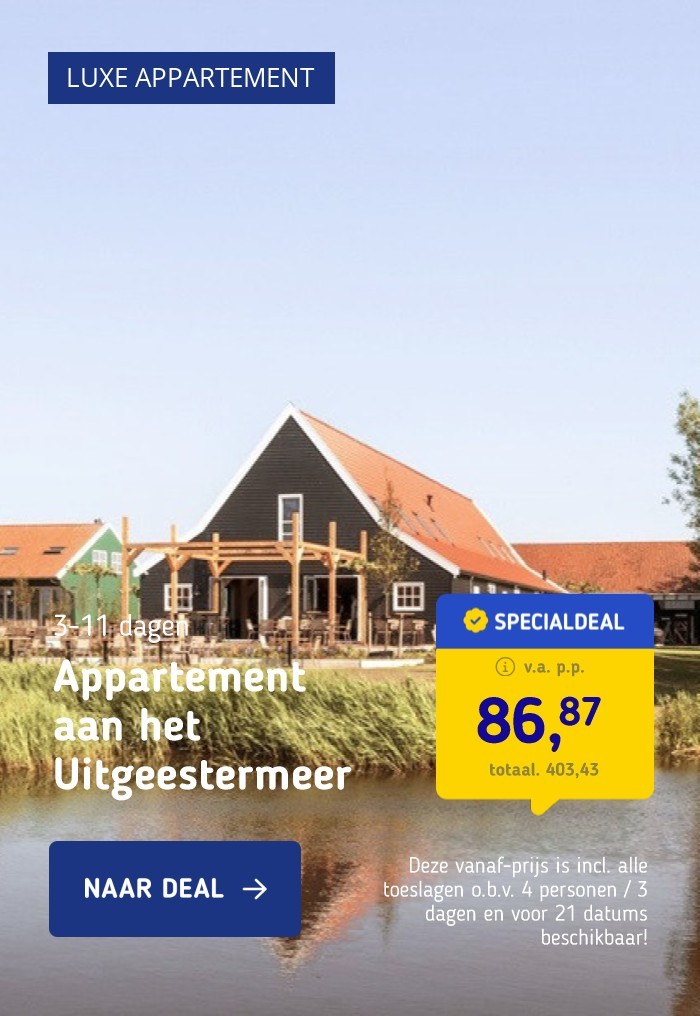 Appartement aan het Uitgeestermeer