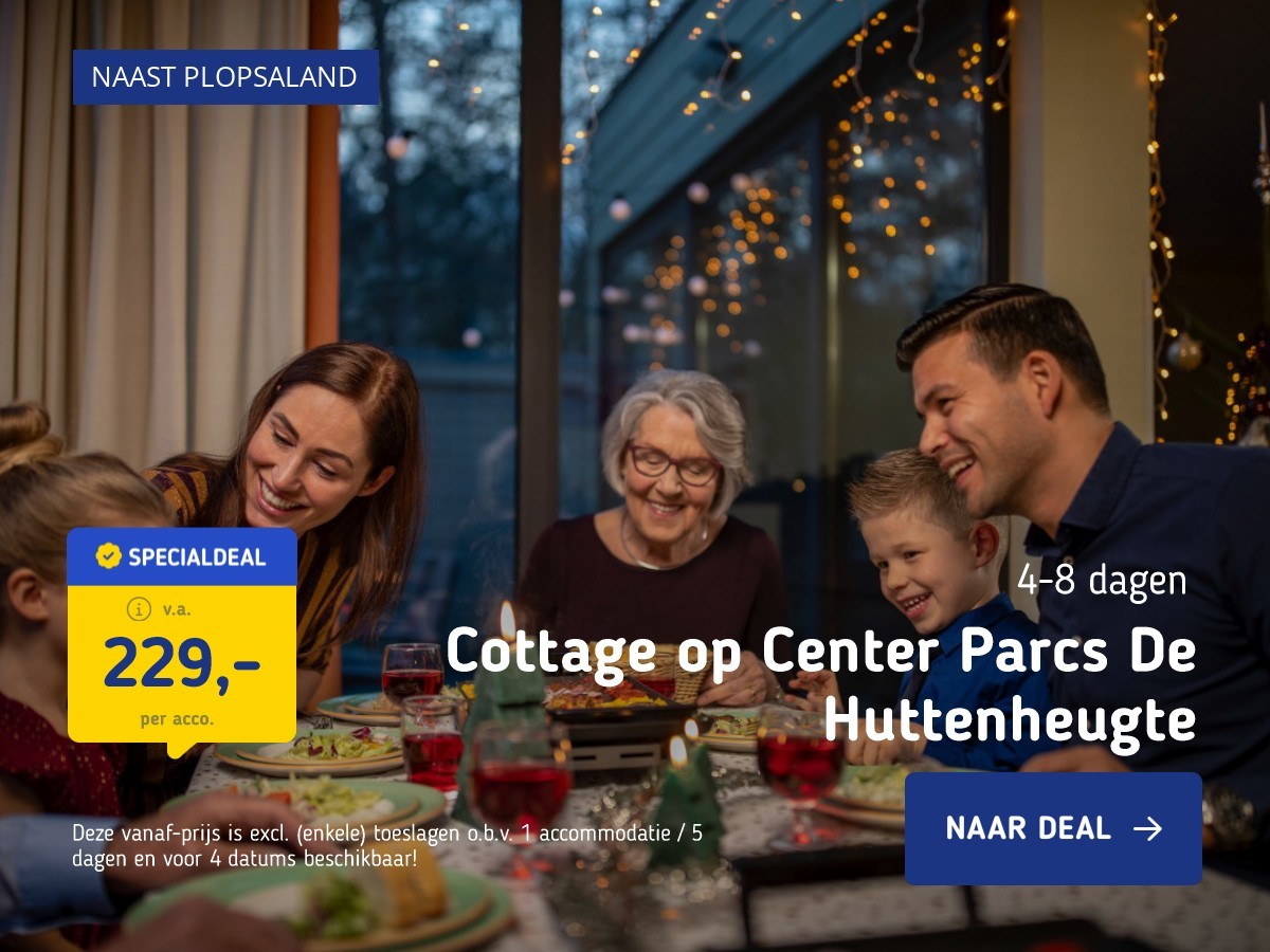 Cottage op Center Parcs De Huttenheugte