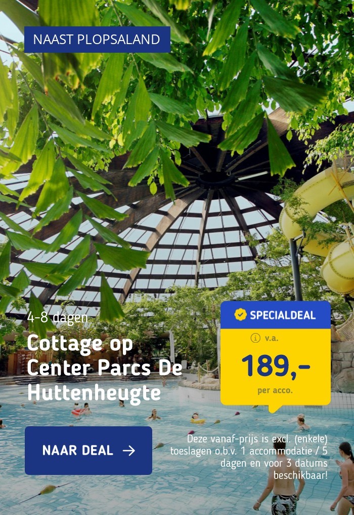 Cottage op Center Parcs De Huttenheugte