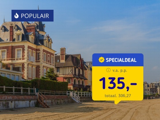 4*-hotel in Trouville sur Mer + ontbijt