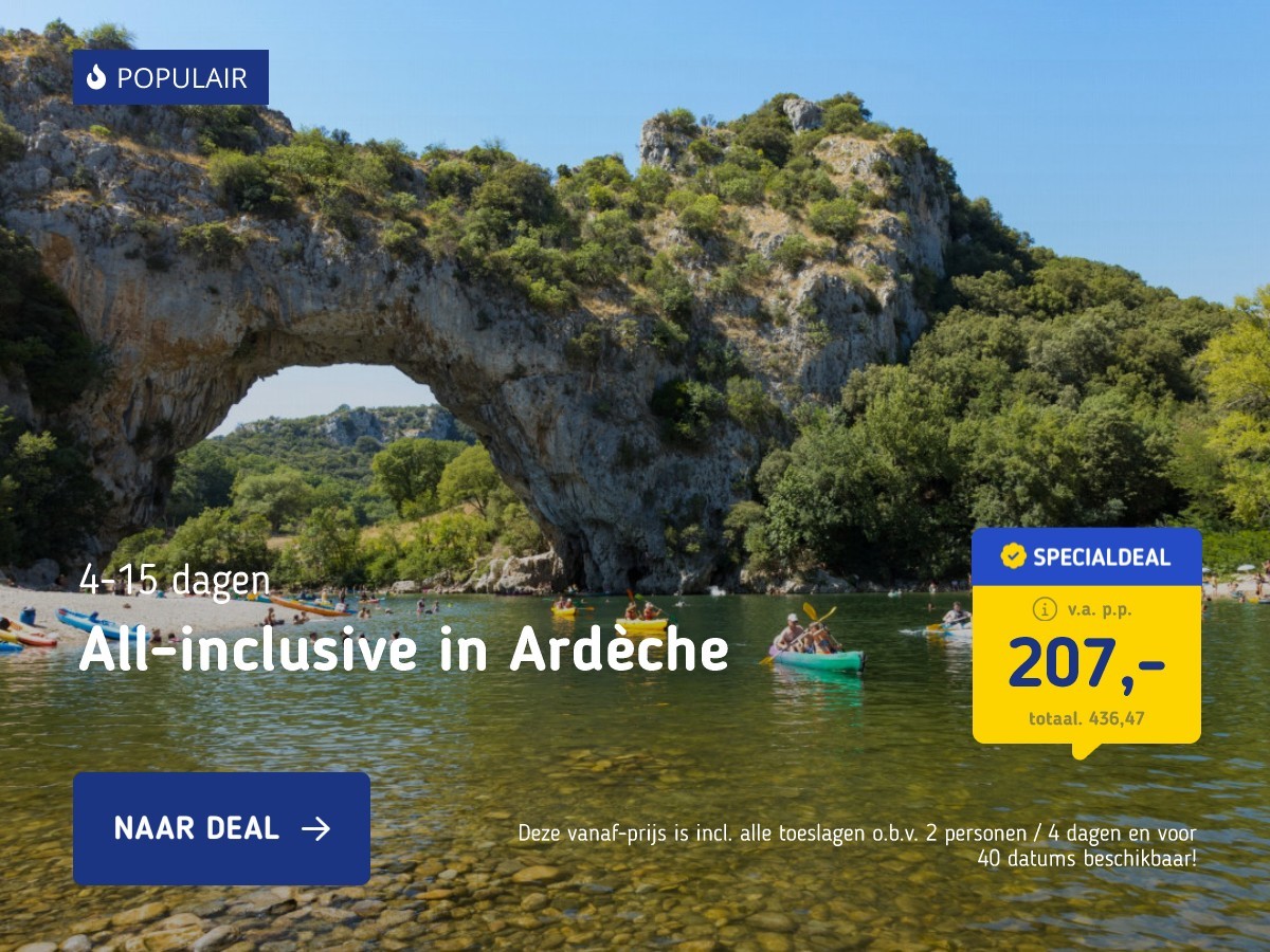 All-inclusive in Ardèche