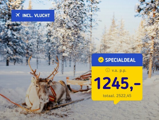 Lapland + vlucht, excursies & MEER!