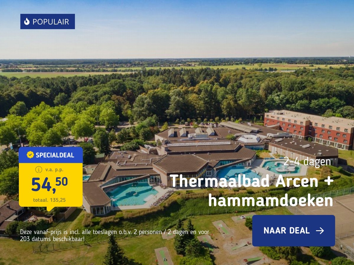 Thermaalbad Arcen + hammamdoeken