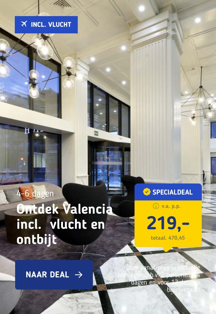 Ontdek Valencia incl. vlucht en ontbijt