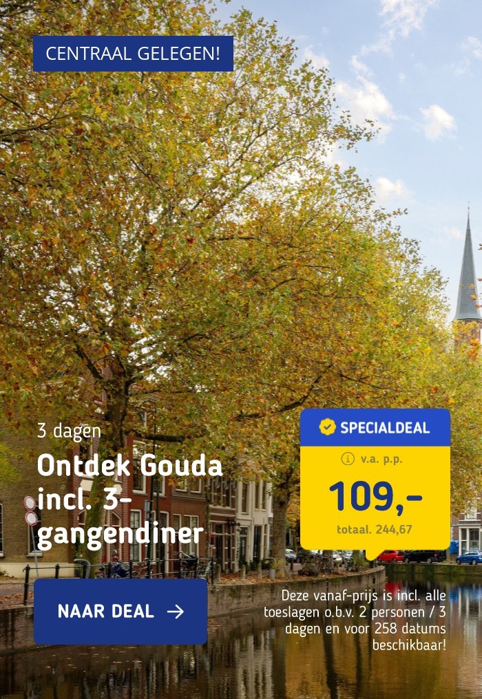 Ontdek Gouda incl. 3-gangendiner