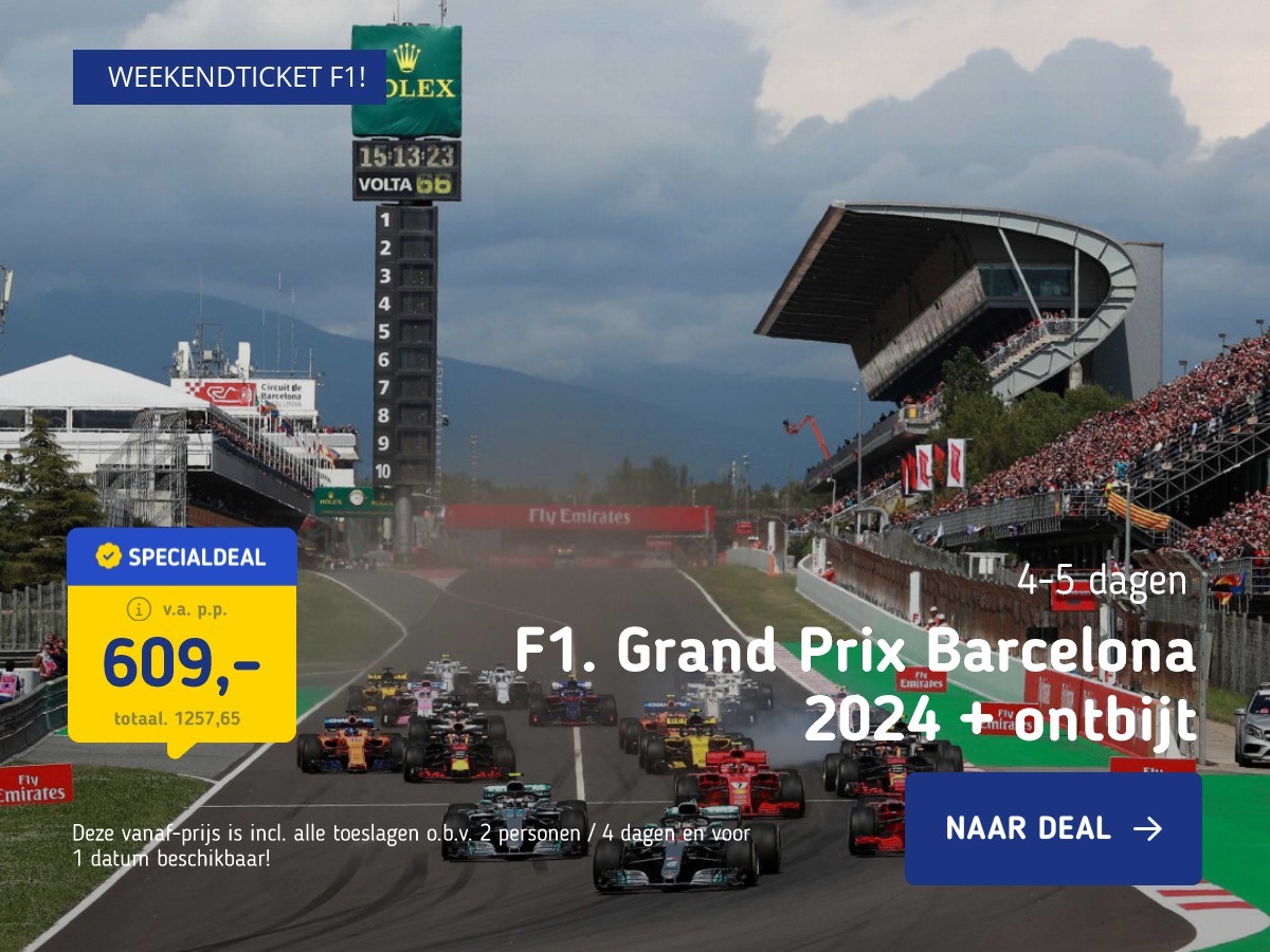 F1: Grand Prix Barcelona 2024 + ontbijt