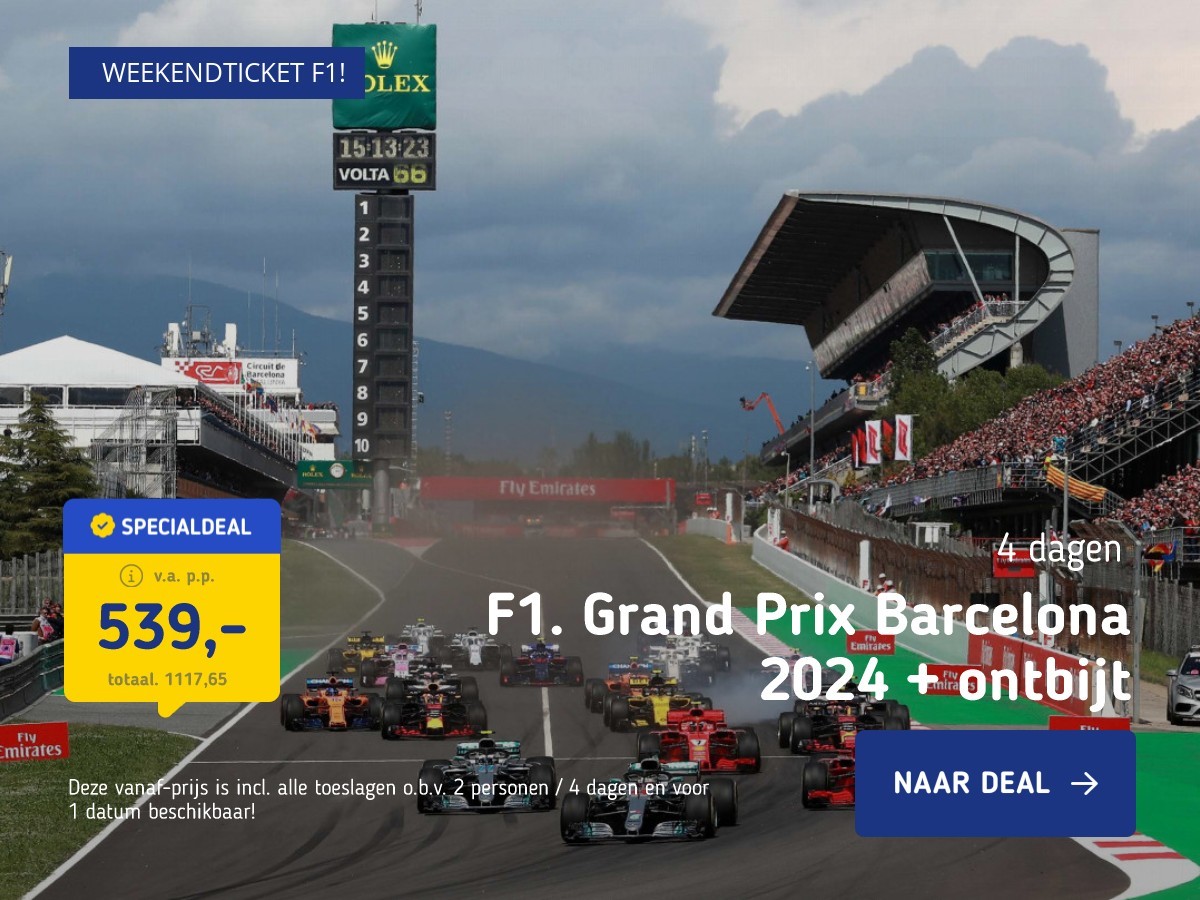 F1: Grand Prix Barcelona 2024 + ontbijt