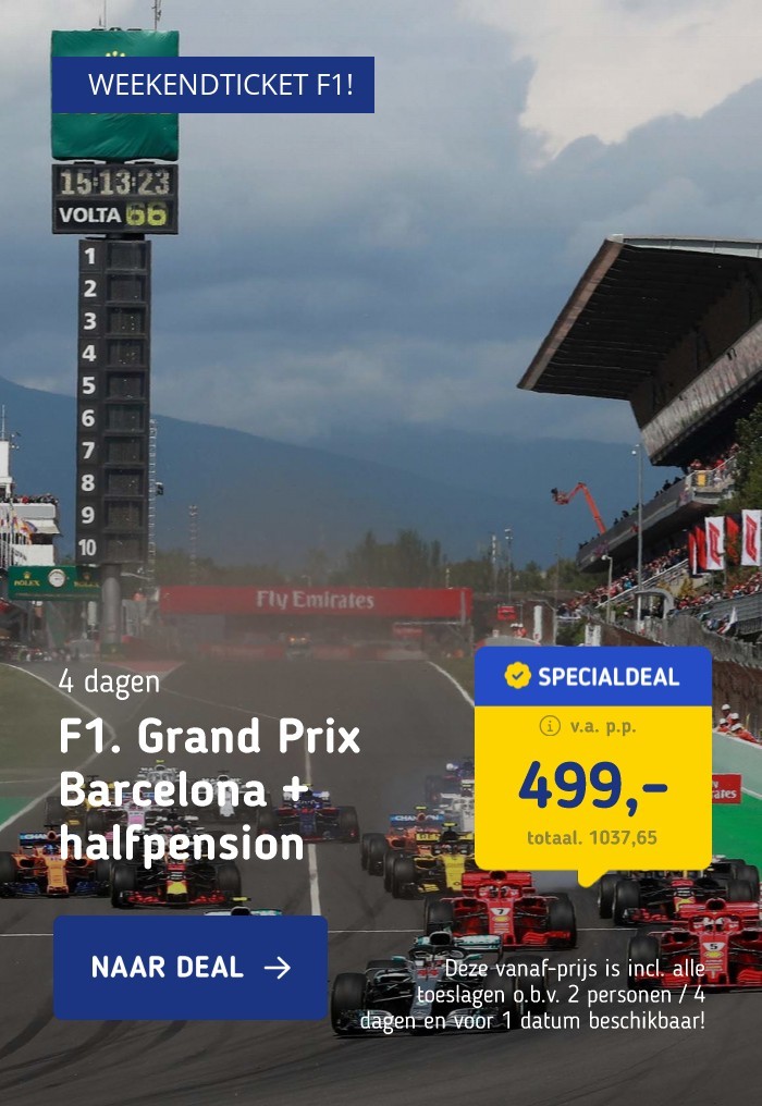 F1: Grand Prix Barcelona + halfpension