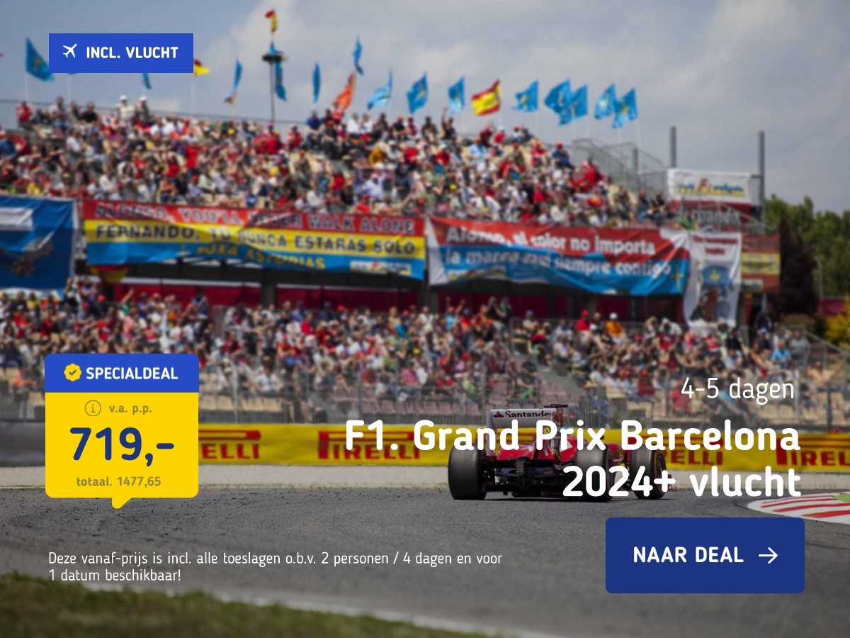 F1: Grand Prix Barcelona 2024+ vlucht