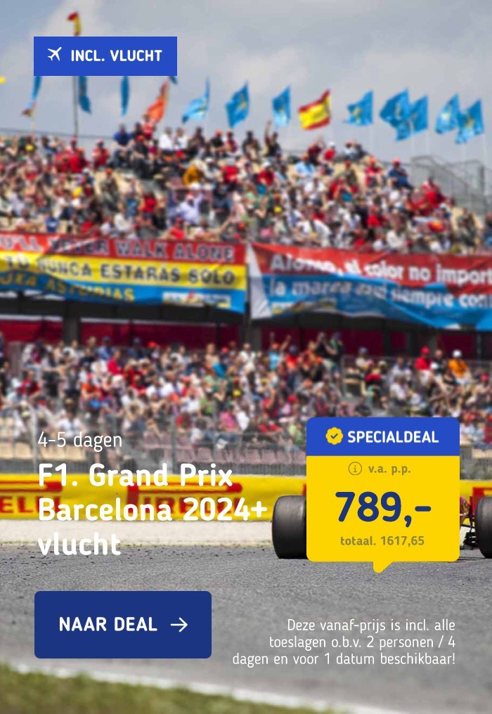 F1: Grand Prix Barcelona 2024+ vlucht