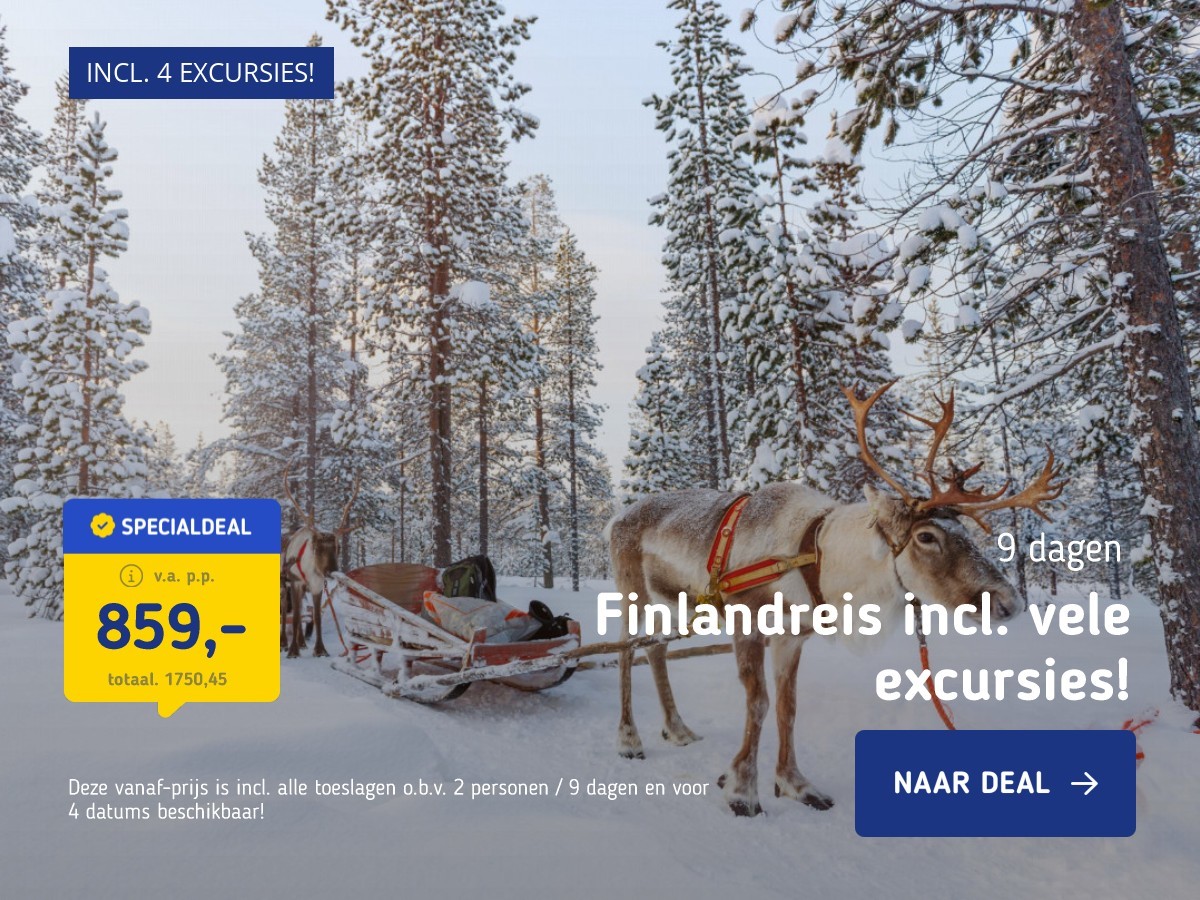 Finlandreis incl. vele excursies!