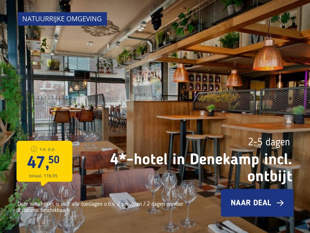 4*-hotel in Denekamp incl. ontbijt