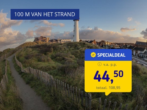 4*-hotel aan het strand van Egmond