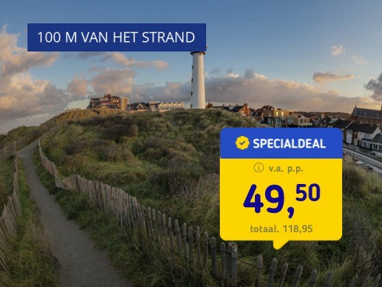 4*-hotel aan het strand Egmond + ontbijt