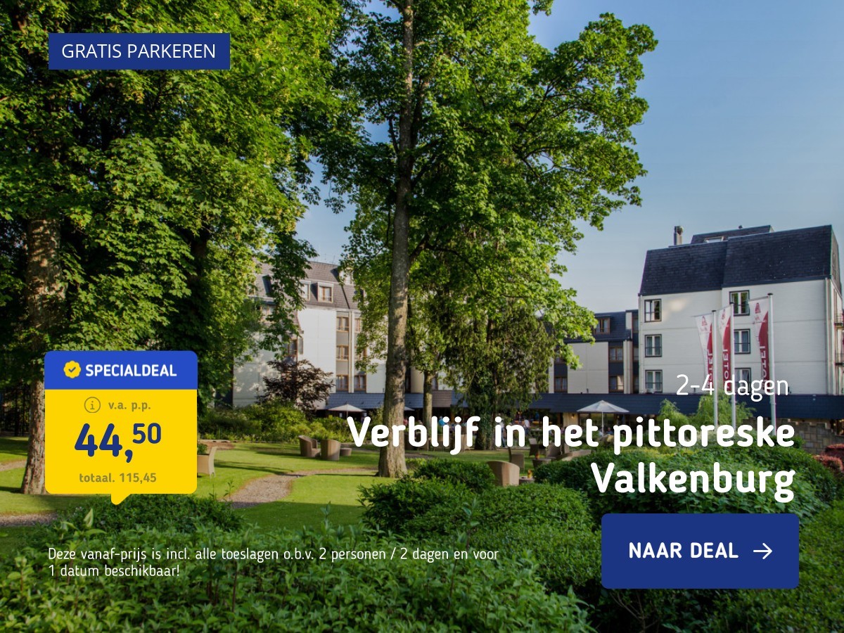 Verblijf in het pittoreske Valkenburg