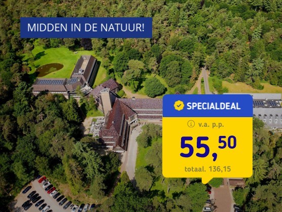 Duurzame hotel in de natuur + ontbijt