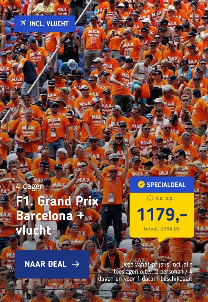 F1: Grand Prix Barcelona + vlucht