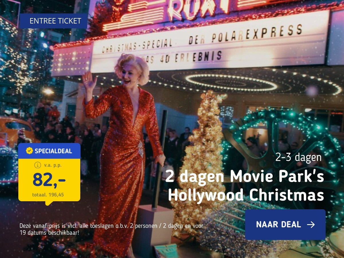 2 dagen Movie Park's Hollywood Christmas