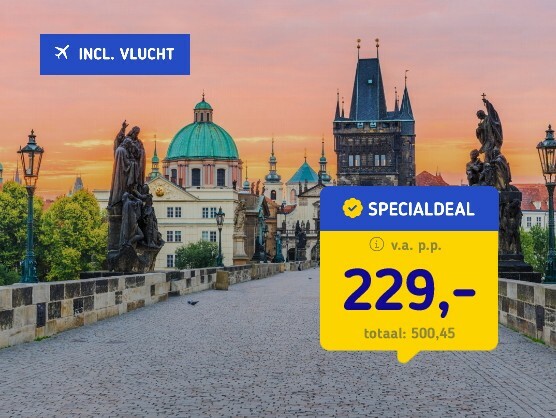 Stedentrip Praag incl. vlucht en ontbijt