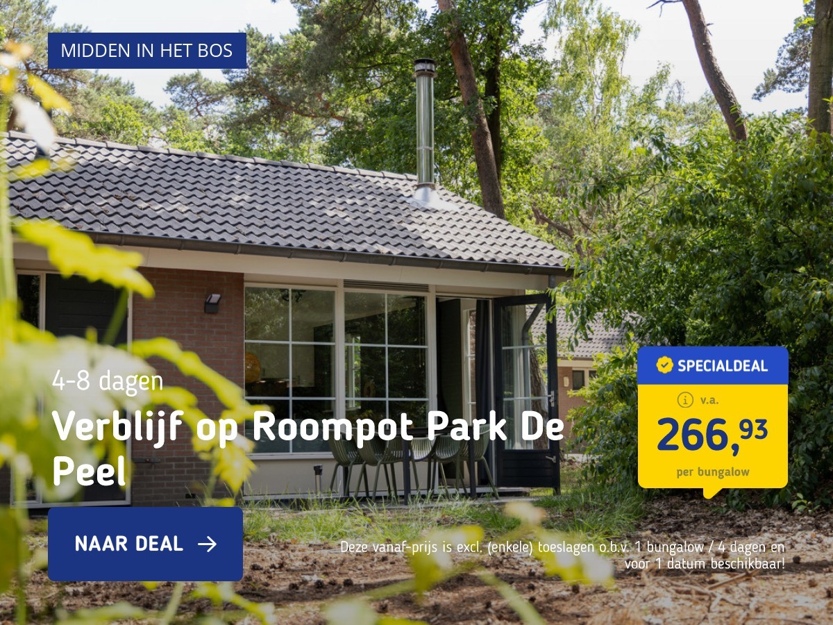 Verblijf op Roompot Park De Peel