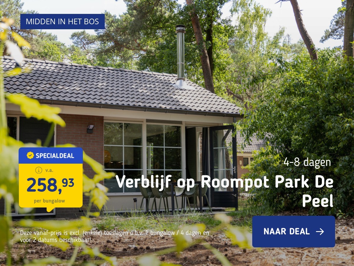 Verblijf op Roompot Park De Peel