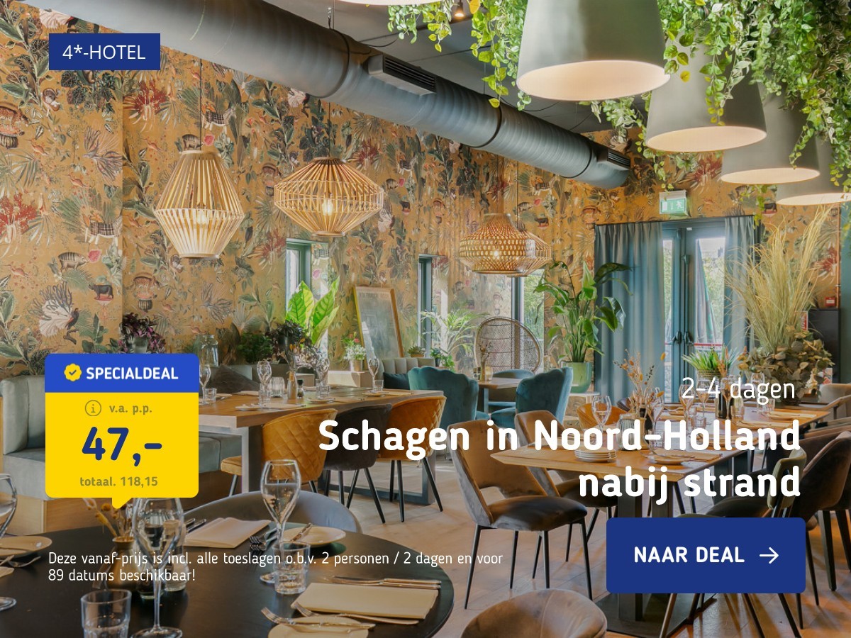 Schagen in Noord-Holland nabij strand