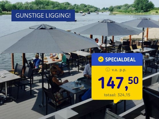 Verblijf rivier de Linge incl. diner