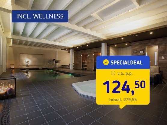 4*-hotel Mechelen + wellness & ontbijt
