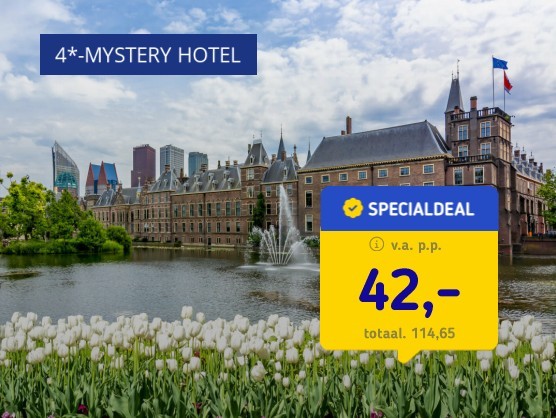 4*-Mystery Hotel in Den Haag + ontbijt