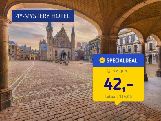 4*-Mystery Hotel in Den Haag + ontbijt