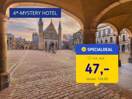 4*-Mystery Hotel in Den Haag + ontbijt