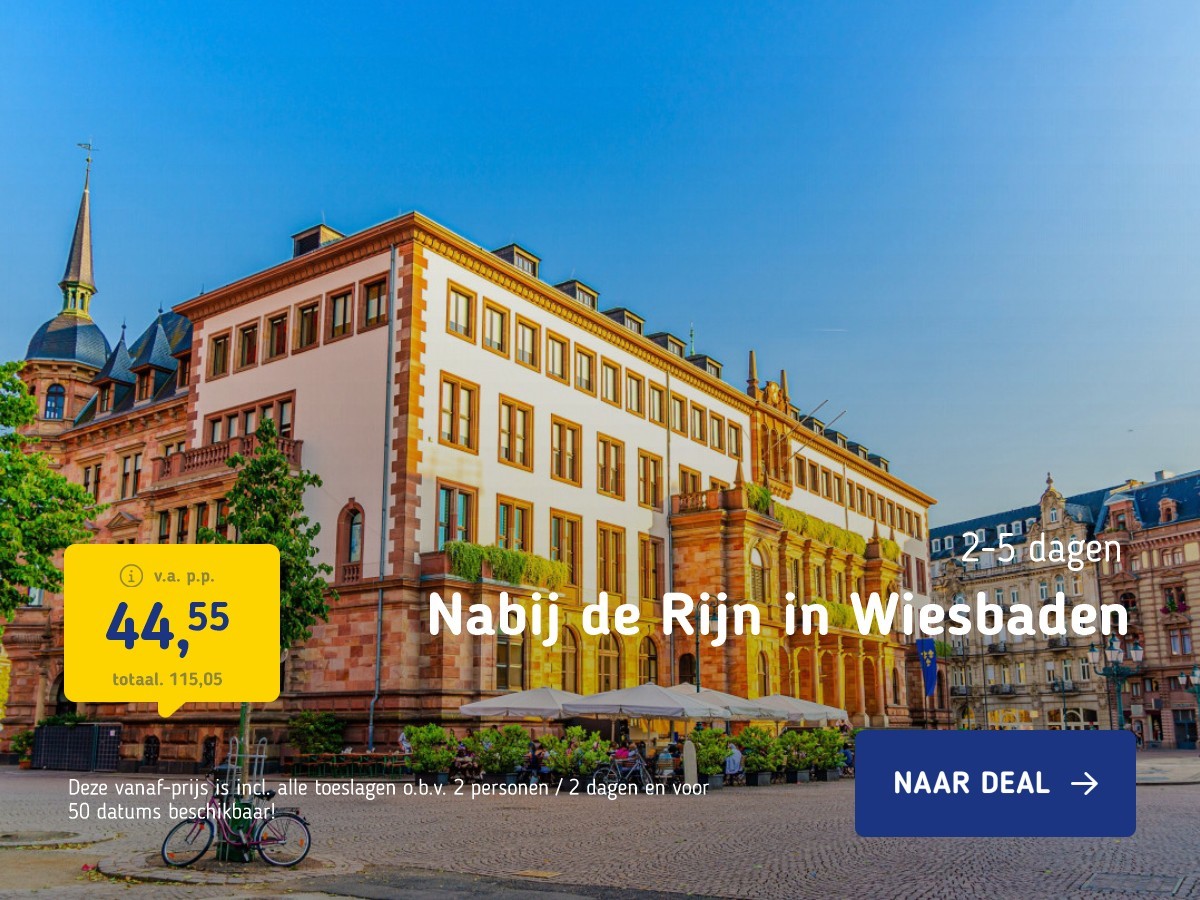 Nabij de Rijn in Wiesbaden