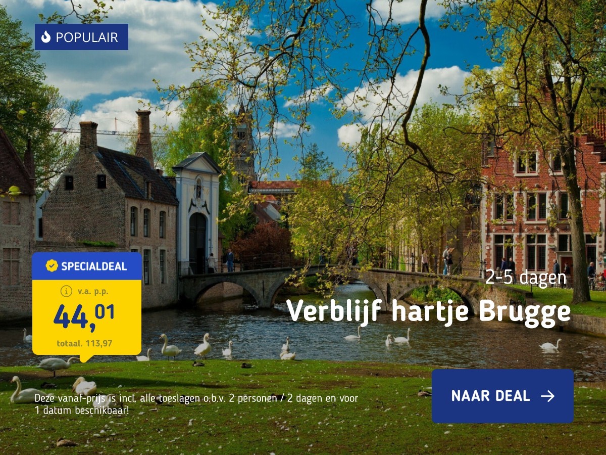 Verblijf hartje Brugge