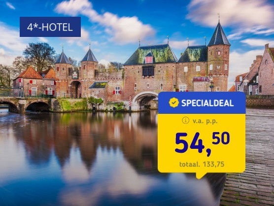 4*-Mystery hotel in Amersfoort + ontbijt