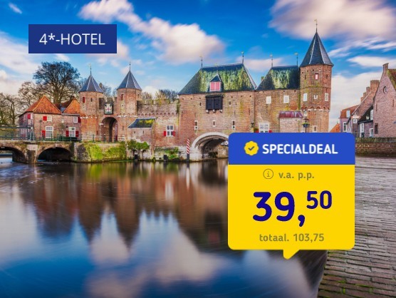 4*-Mystery hotel in Amersfoort + ontbijt