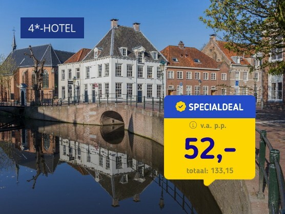 4*-Surprise hotel Amersfoort + ontbijt