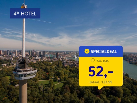 4*-Mystery hotel Rotterdam incl. ontbijt